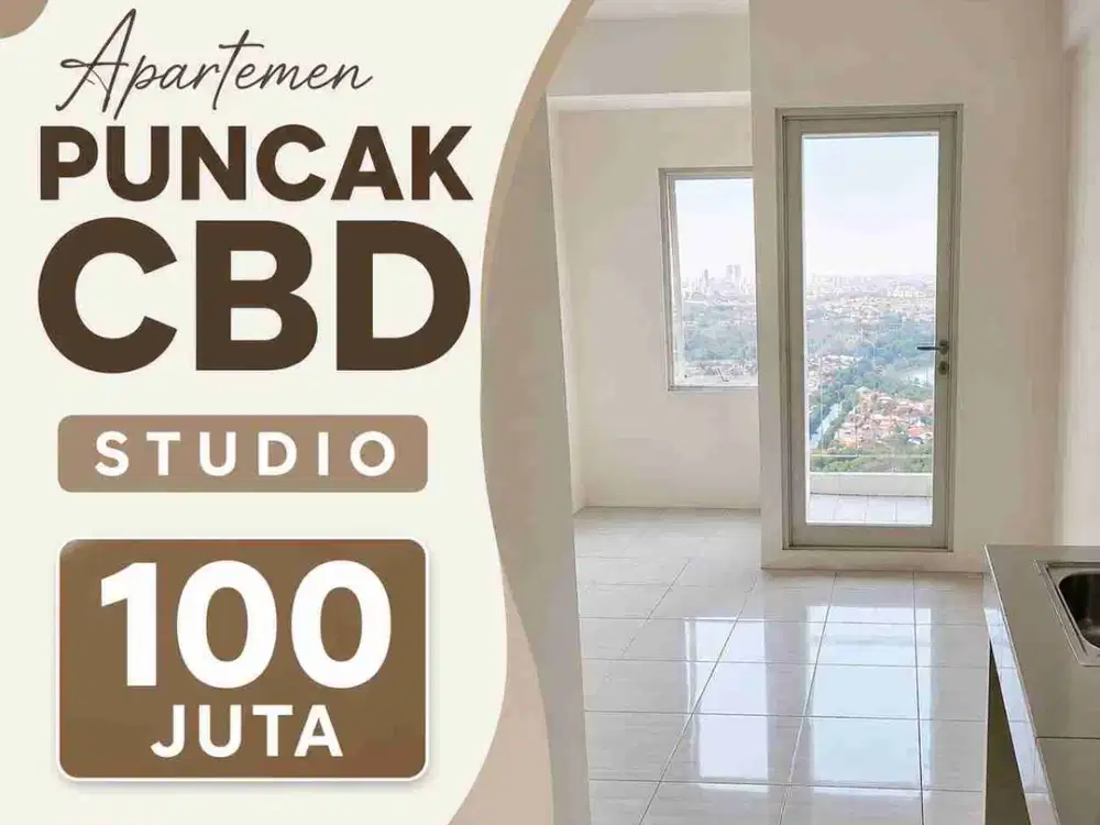 Lantai 5‼️Apartemen Puncak CBD Studio Termurah