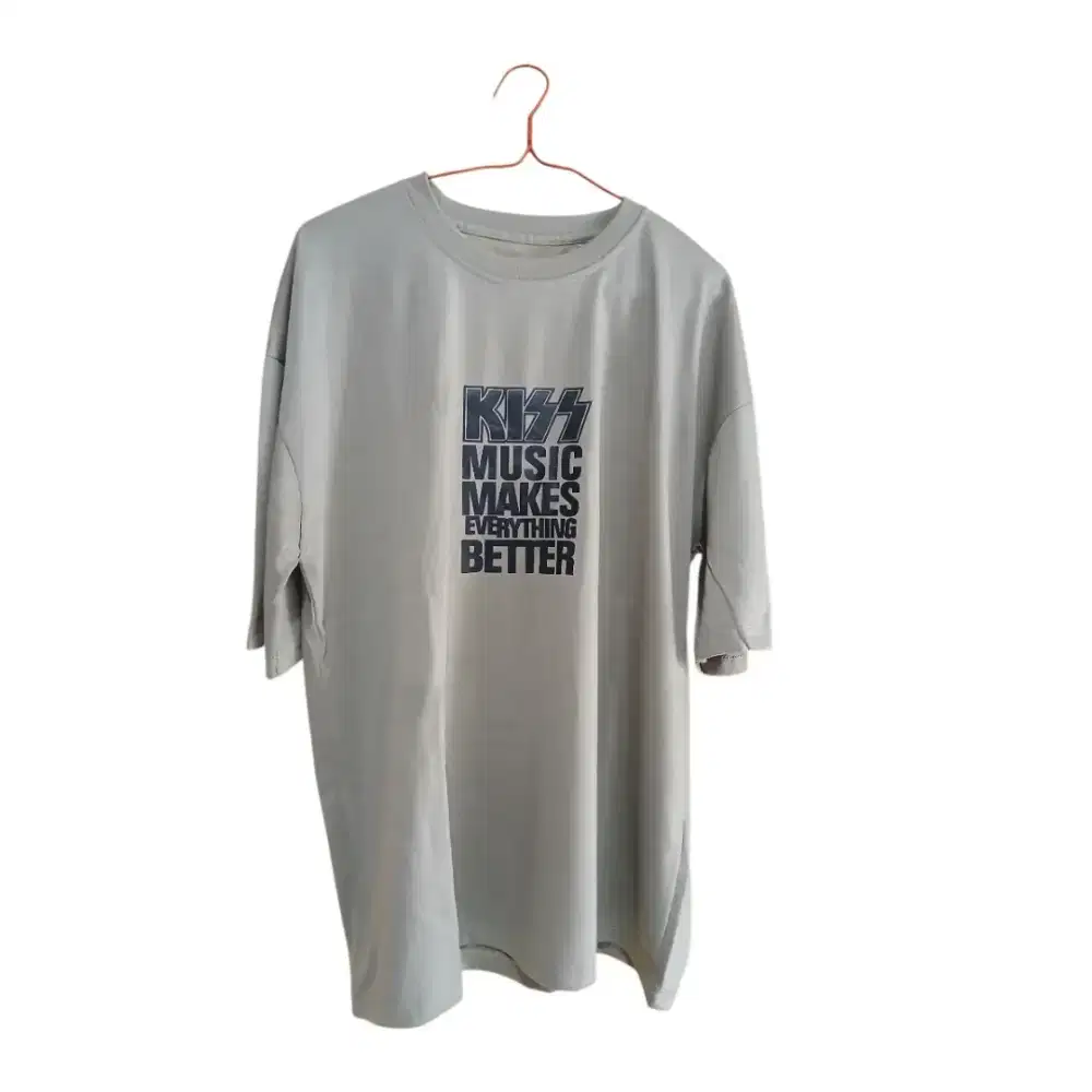 Kaos Pria/Wanita AX House XL Warna Sage Abu New