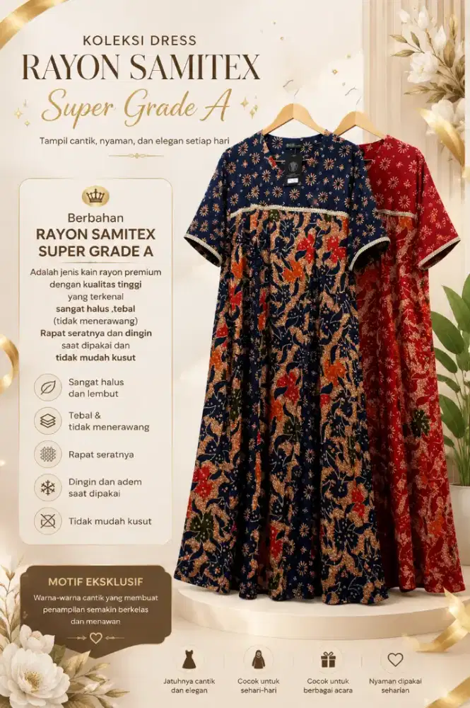 Daster batik aseli Pekalongan