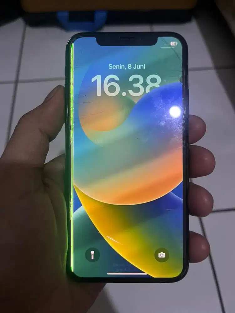 Jual iphone x 64 gb grey