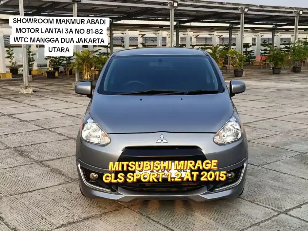 (KM50RB) MITSUBISHI MIRAGE GLS SPORT 1.2 AT 2015/PAJAK 6-2027