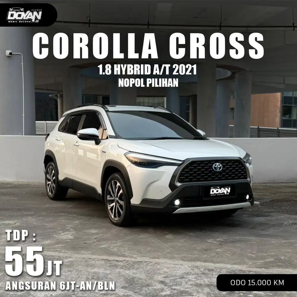 COROLLA CROSS HV 2020 KM 15RB PUTIH