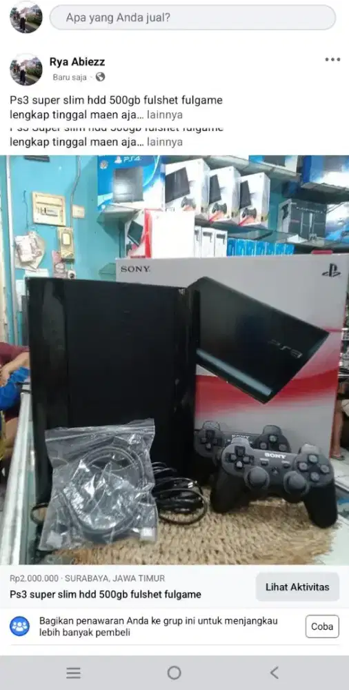 Ps3 super slim hdd 500gb fulshet fulgame
