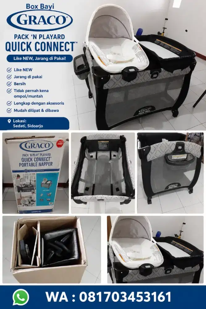 Dijual preloved tempat tidur bayi