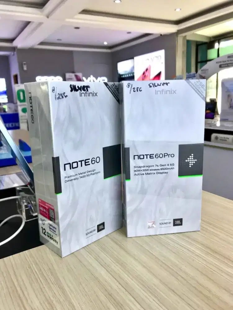Infinix Note 60 Pro 5G 12/256 BARU SEGEL DUS ORI GARANSI RESMI