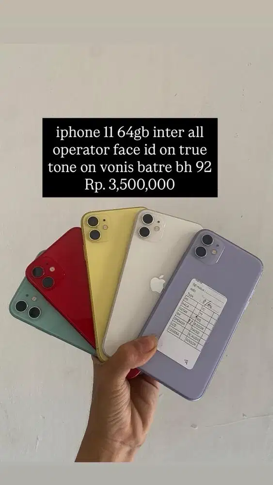 Iphone 11 64GB inter