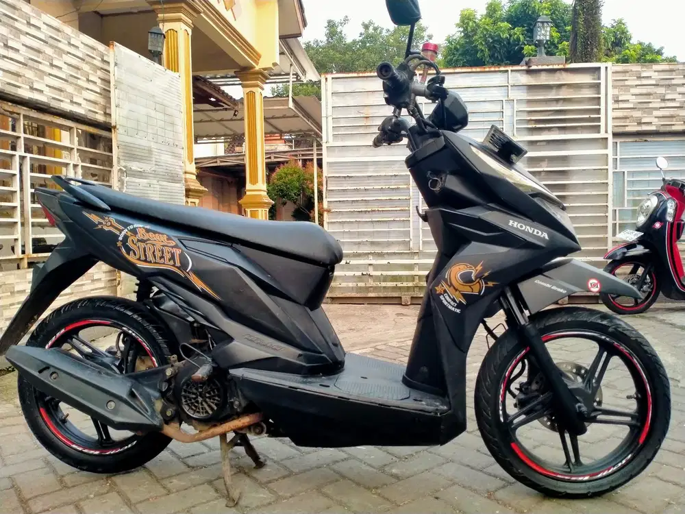 Honda beat street lengkap motor sehat keterangan detail dibawah