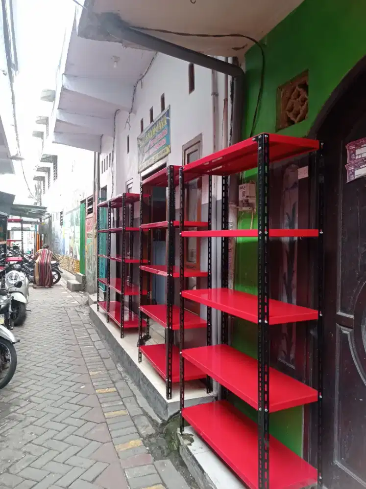 Rak besi rak gudang rak serbaguna