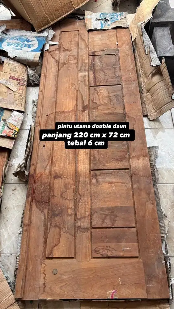PINTU KAYU JATI TPK PERHUTANI BOJONEGORO