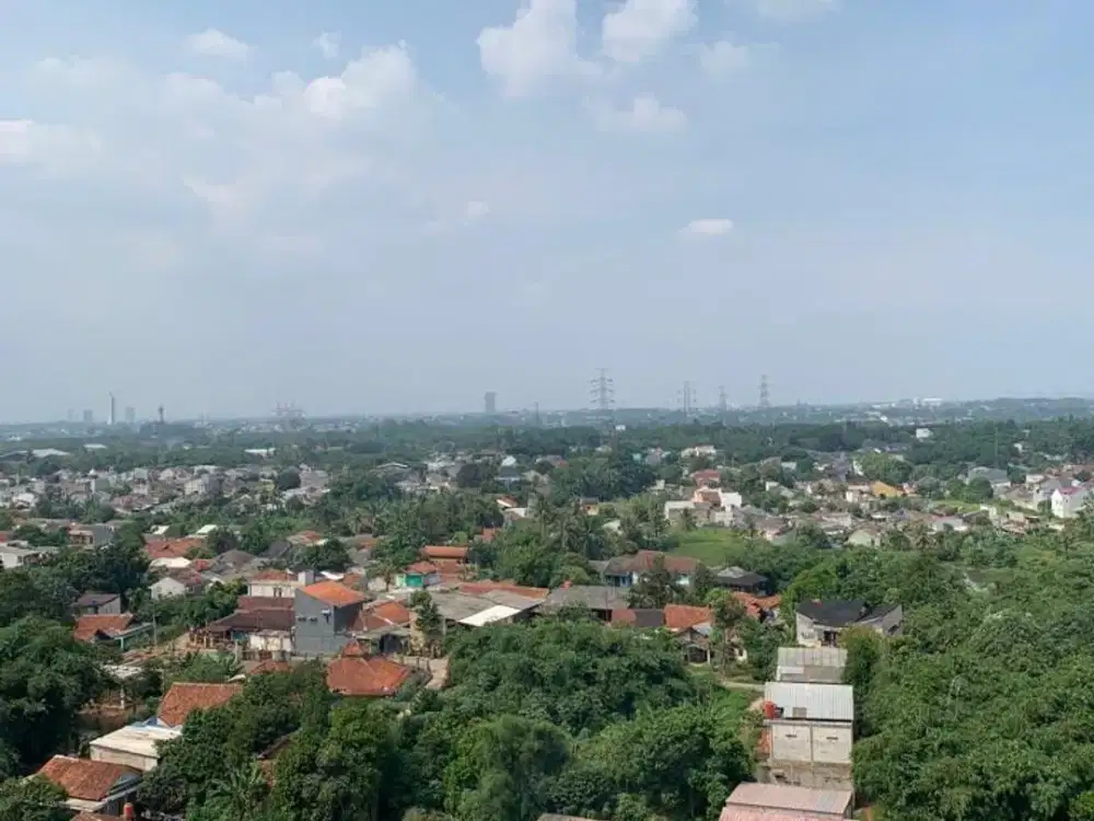 DIJUAL APARTEMEN SERPONG GARDEN SEMI FURNISH VIEW GUNUNG & HADAP TIMUR