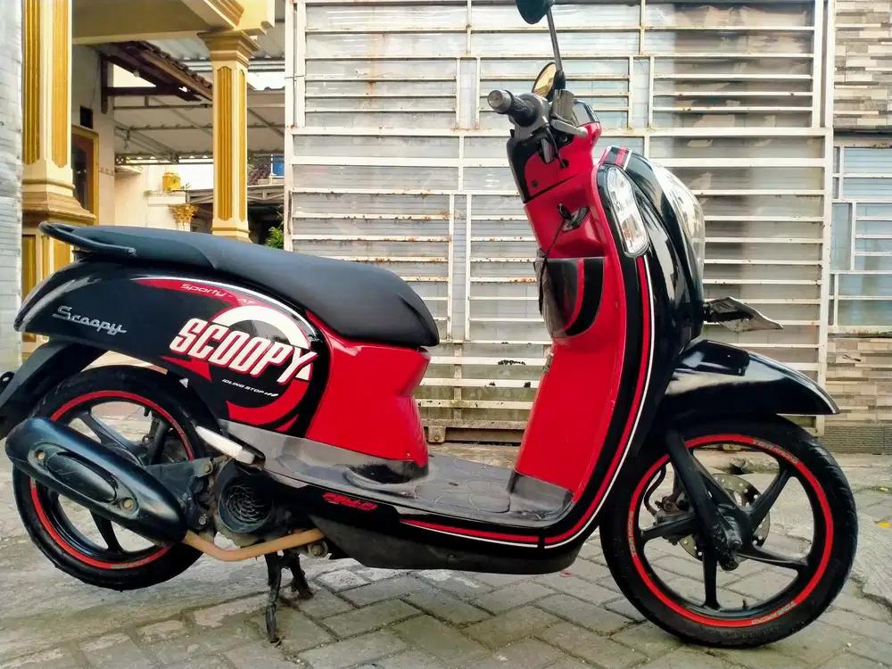 Honda Scoopy injeksi lengkap motor sehat keterangan detail dibawah