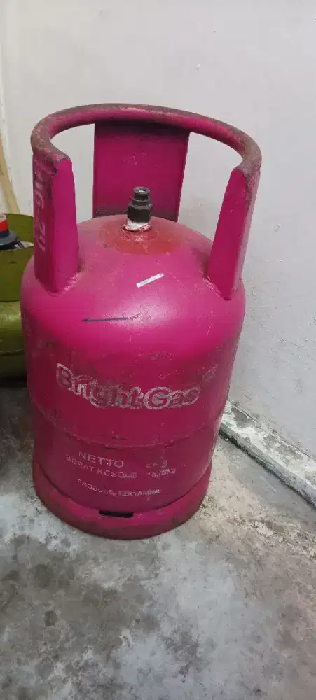 Tabung Gas Bright Gas 15kg warna Pink Besar Kosong
