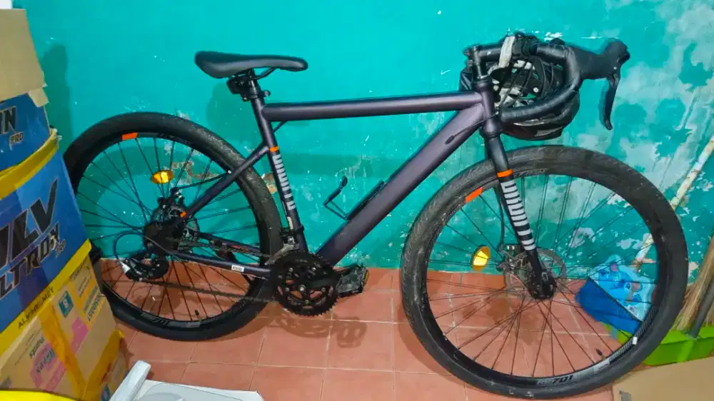 Sepeda ELEMENT POLICE TORONTO GRAVEL 700C Steel 16 Speed - Size 50