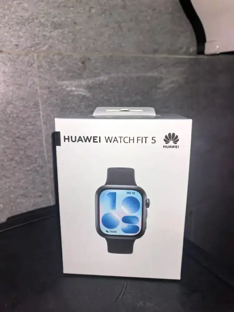 Huawei watch fit 5 black kondisi new