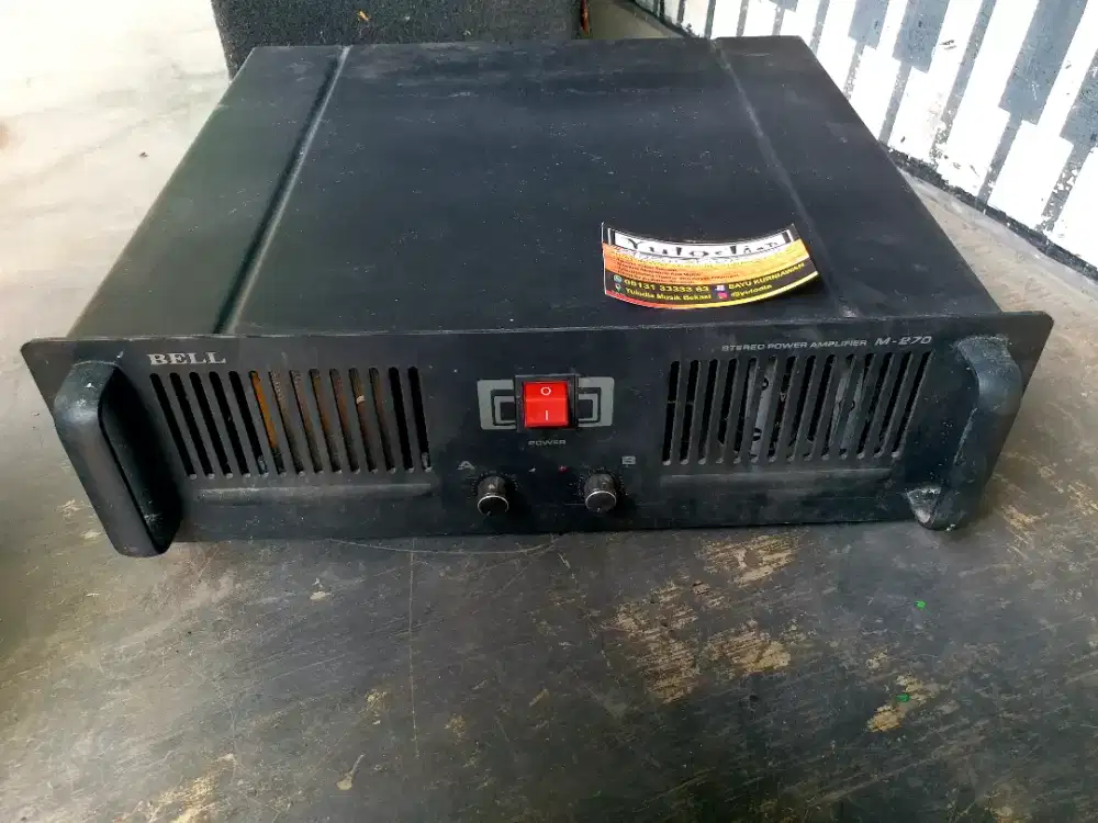 YULODIA BEKASI- power ampli bell 10 ampere mulus normal
