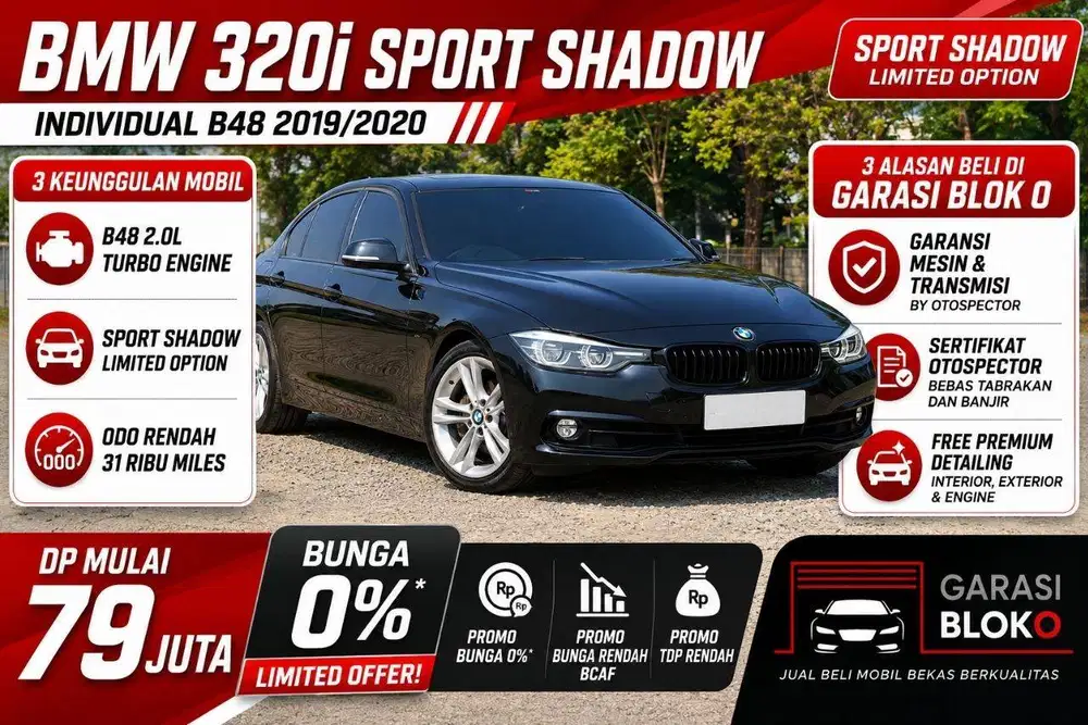 BMW 320i Sport Shadow Individual B48 2019/2020