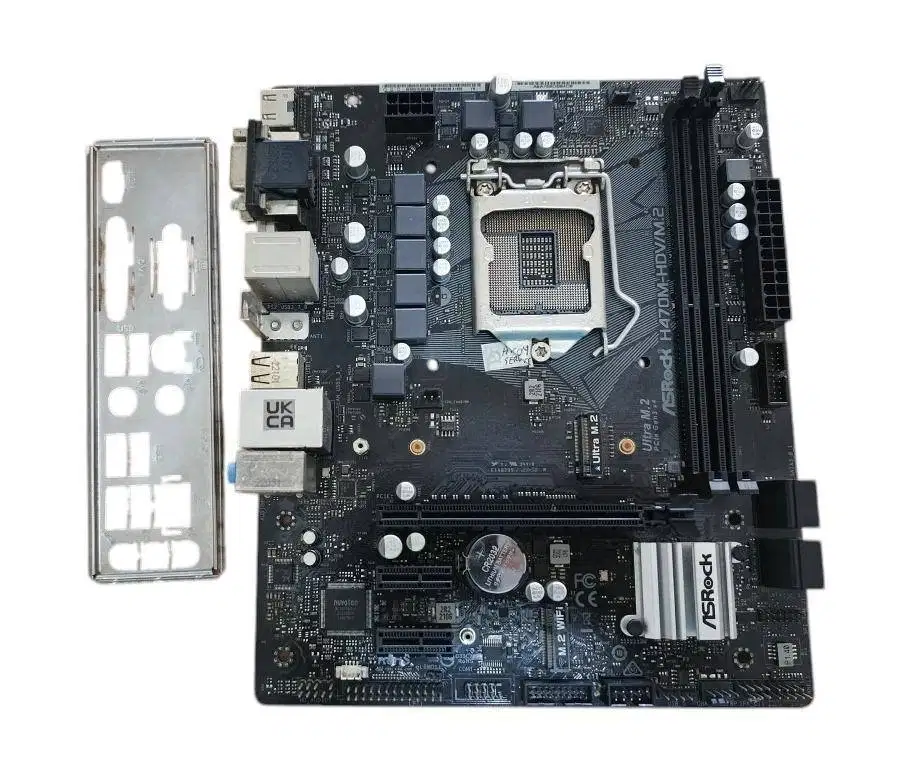 MOTHERBOARD ASROCK H470M-HDVM.2 (Intel LGA 1200, Gen 10)