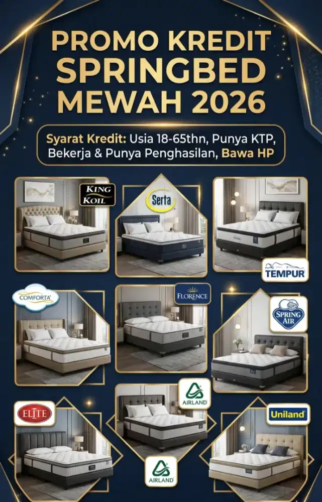 Promo kredit Springbed / kasur by indodana finance
