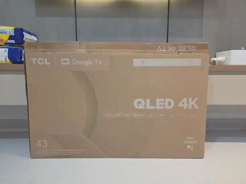 Smart Google TV TCL QLED 43 inch 4K Mulus