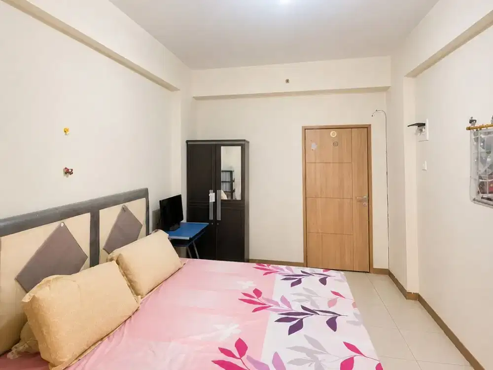 Disewakan Bulanan Promo Green Palm Residence Apartemen Studio Semi Furnish Akses dekat Bandara Soetta