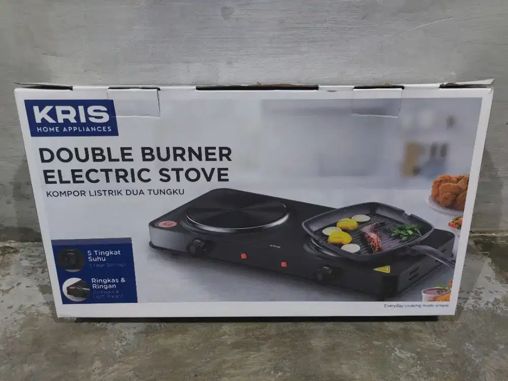 KRIS Kompor Listrik Double - Electric Stove Kompor Elektrik 2 Tungku