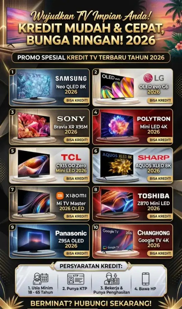 Promo Kredit TV by indodana finance