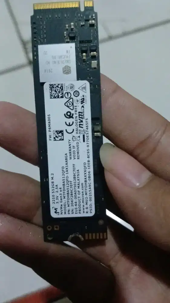 SSD NVME M.2 512GB Sentinel 100/100