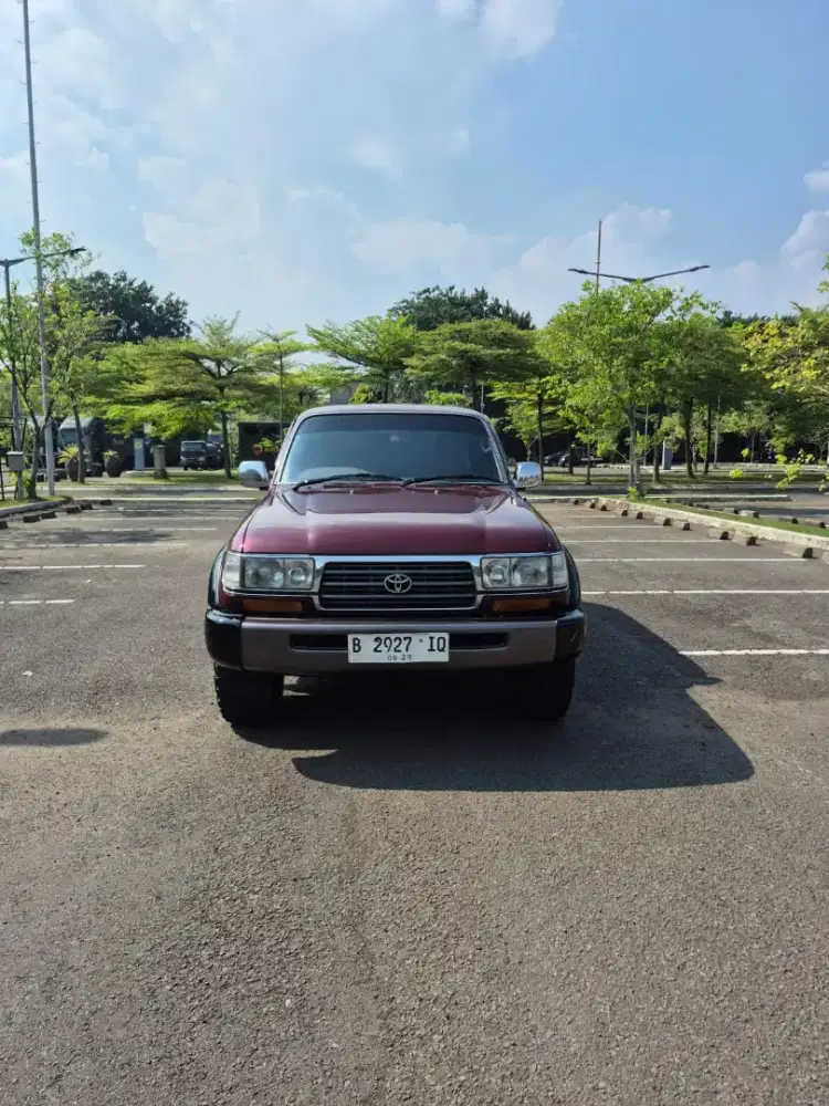 Toyota land cruiser vx80 manual 1996 merah