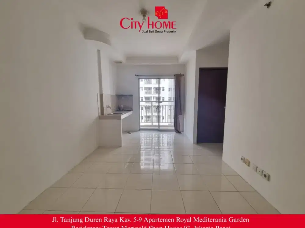 Jual Apartemen 2 BR Unfurnished di Mediterania Garden Residences 2 Tanjung Duren Jakarta Barat