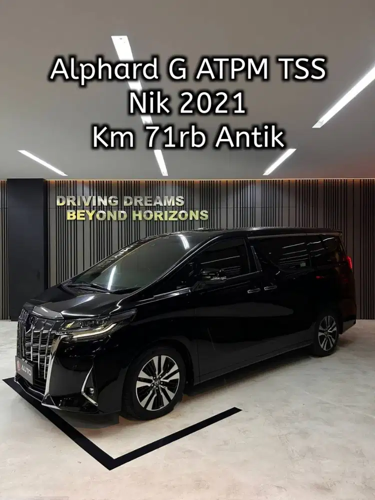 Toyota Alphard 2.5 G TSS ATPM 2021 Hitam Km71rb B2649SMF