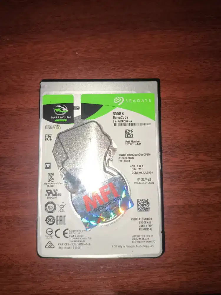 HDD 2.5 seagate MFI
