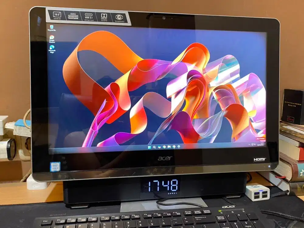 AllinOne Komputer ACER Z20 Core I3 Ram 8Gb DDR4 SSD 120Gb laptop