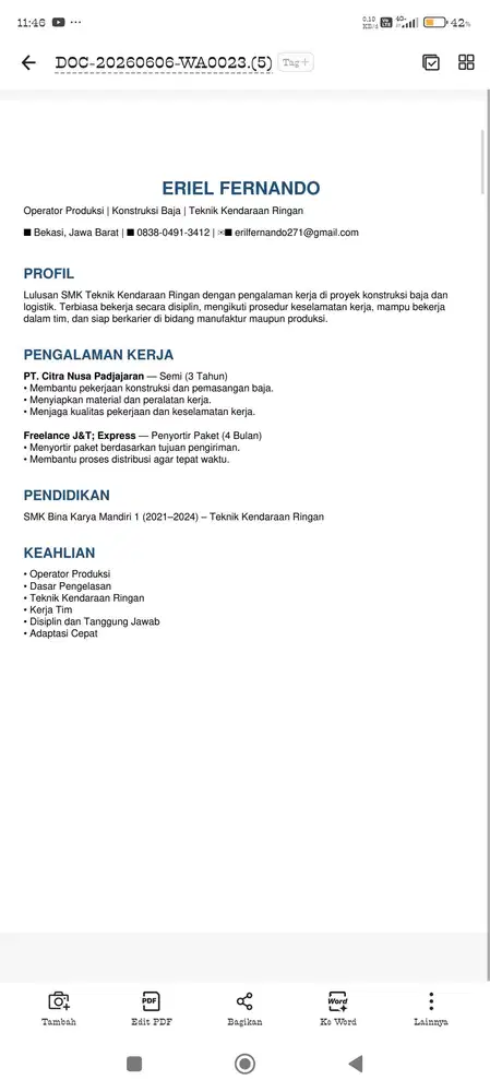 Mencari pekerjaan operator warehouse