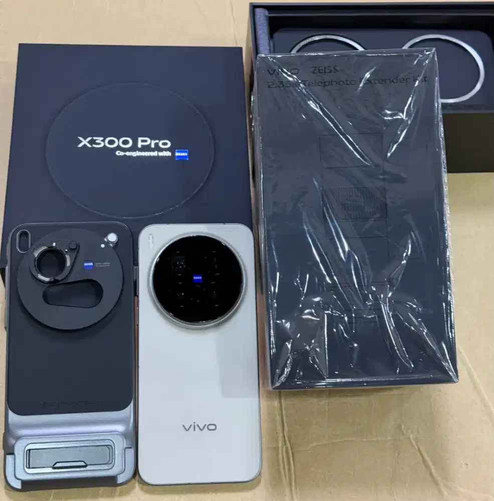 Vivo X300 Pro 16/512GB Zeiss Fullset Telephoto Extender Kit Garansi