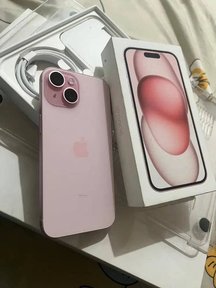 iphone 15 128gb ibox lengkap ori mulus