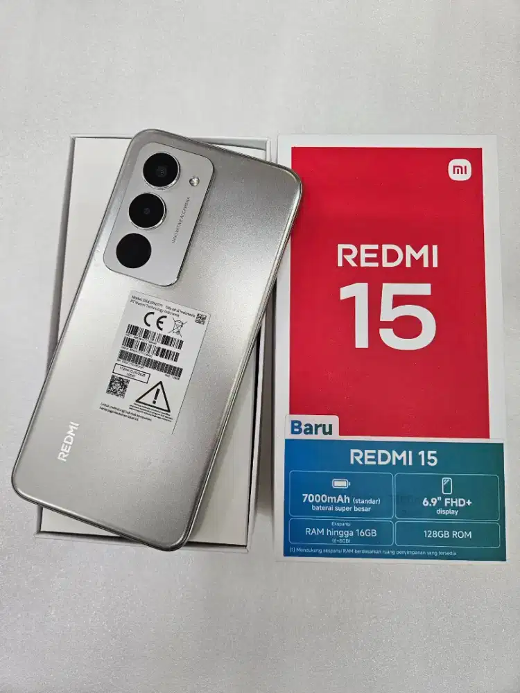 Redmi 15 8/128gb garansi resmi