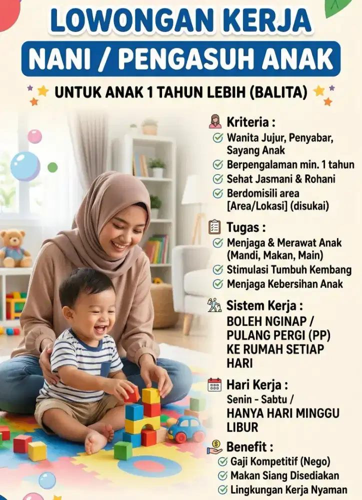 Loker pengasuh anak