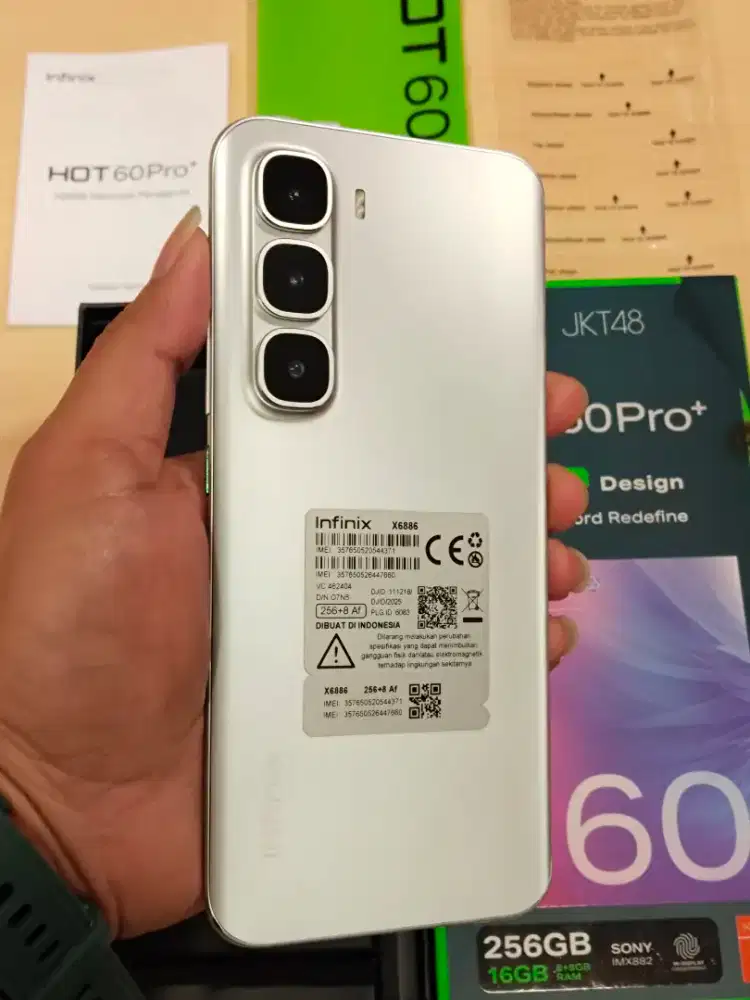 Infinix hot 60 Pro+ ram 8/256 mulus no minus
Garansi panjang