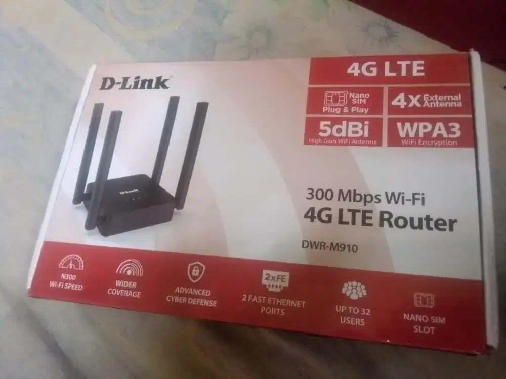 Wifi Router D-link 4G LTE simcard All Operator
