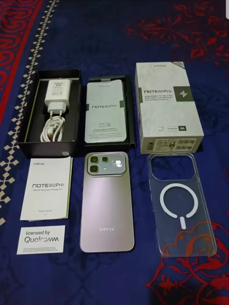 Infinix Note 60 Pro 5G NFC RAM 12+12/256GB Fullset Garansi 05-05-2027