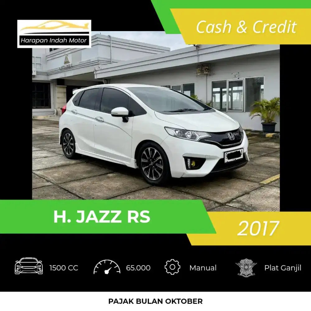 Honda Jazz RS Manual 2017 Low KM 65RB Antik