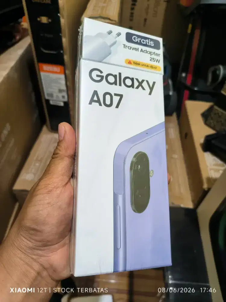 SAMSUNG GALAXY A07 RAM 4GB+64GB BNIB/BARU/SEGEL. GARANSI RESMI.