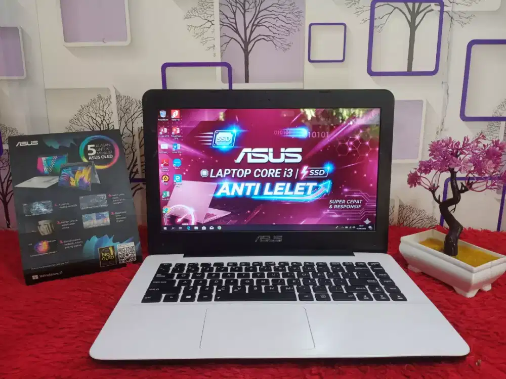 Laptop Asus Intel Core i3 SSD anti lelet