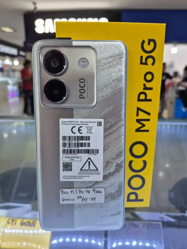 Poco M7 pro 5g ram 8/256gb garansi 12bln mulus