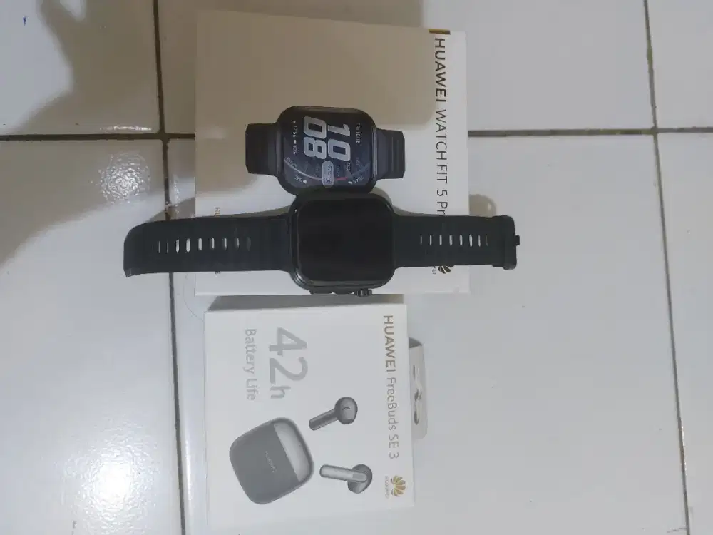 Huawei fit 5 pro black FREE freebuds SE 3