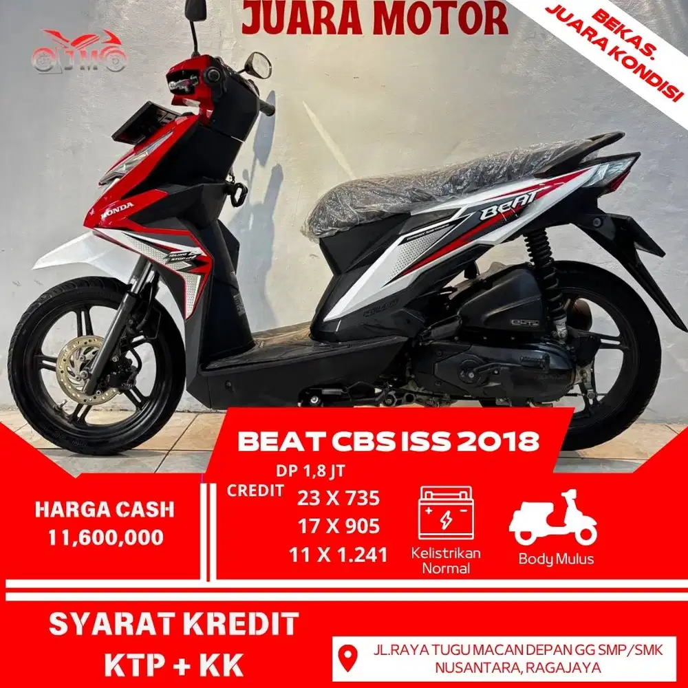 BEAT ECO 2018 SURAT LENGKAP TYPE TERTINGGI SIAP PAKAI NO KENDALA NO PR