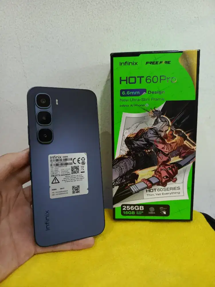 Infinix Hot 60 Pro 8/256 Garansi Panjang, Mulus Seperti Baru, Nominus