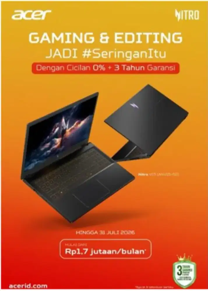 Acer Promo Bunga 0%