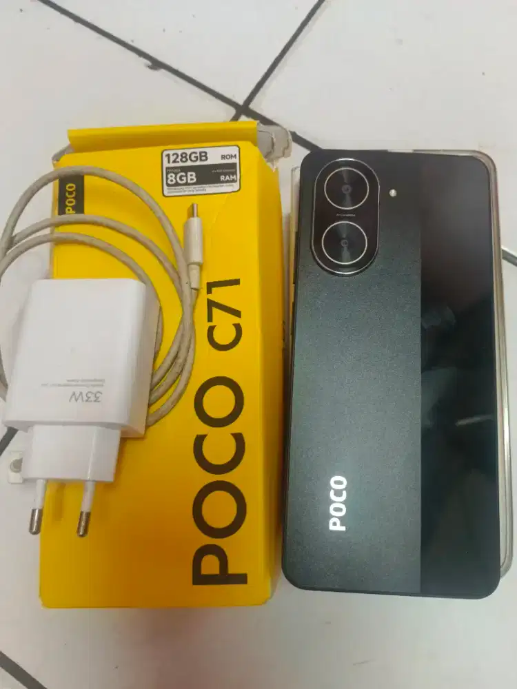 Poco c71 ram 4+4/128 nfc fullset
Mulus
