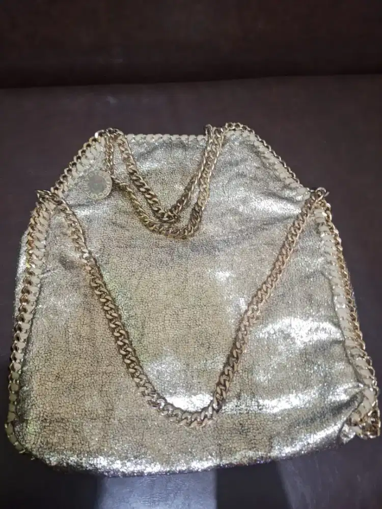 Tas STELLA MC CARTNEY GOLD ISTIMEWA
